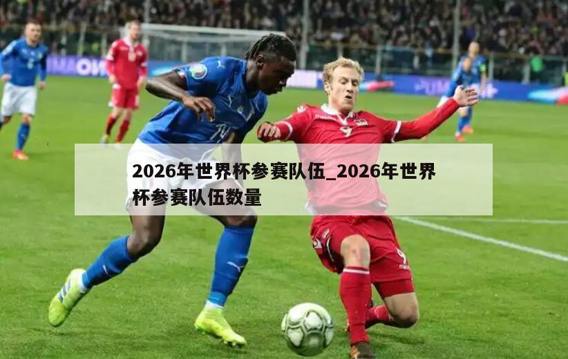 2026年世界杯参赛队伍_2026年世界杯参赛队伍数量